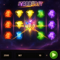 TrivelaBet - Starburst Slot Game - NetEnt
